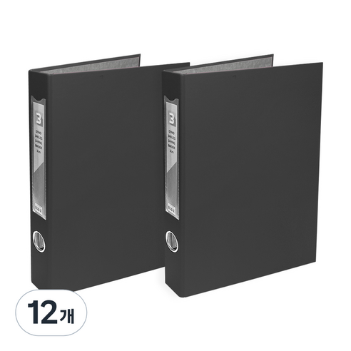투코비 도노 D링 바인더 3공 A4 3cm, 12개, 검정