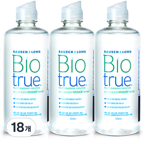 바슈롬 리뉴 바이오트루 다목적용액, 120ml, 18개