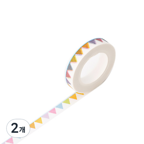 온업 DIY 다이어리 꾸미기 스티커 겸 테이프 8mm x 10m ST01, 타입 15, 2개