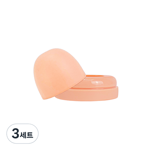 유비맘 시그니처 빨대컵 뚜껑세트, 3세트, 뚜껑+스크류(링), 딸기