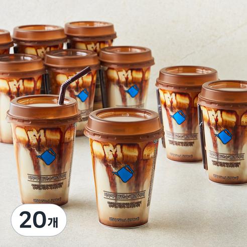 미루꾸 플랫슈패너 라떼, 20개, 250ml