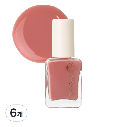 파셋 셀럽 네일컬러 폴리쉬 매니큐어 7ml, 20 코랄핑크, 6개