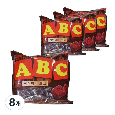 ABC초코, 187g, 8개