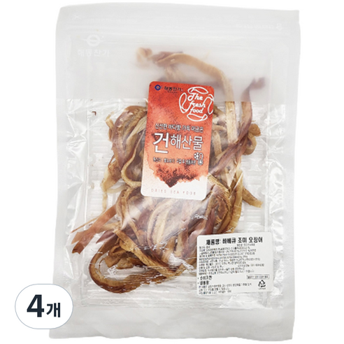 해동찬가 페스츄리 바비큐 오징어, 300g, 4개