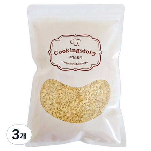 쿠킹스토리 아몬드분태, 500g, 3개