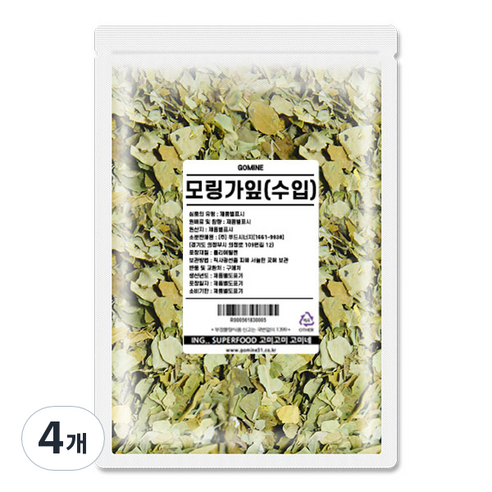 고미네 모링가잎 차, 300g, 1개입, 4개