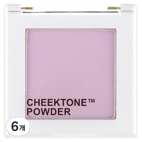 토니모리 치크톤 싱글 팩트 블러셔 4.2g, P01 밀키바이올렛, 6개