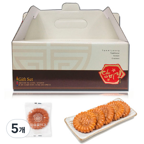 담미정 칼슘꿀약과, 1.2kg, 5개