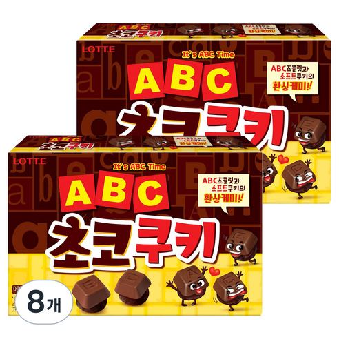 롯데제과 ABC초코쿠키, 152g, 8개