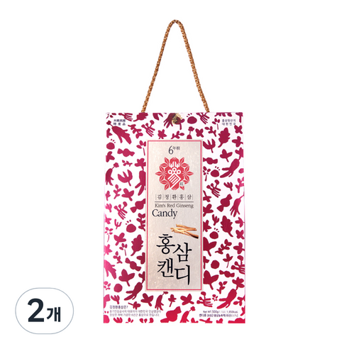 김정환홍삼 캔디 83p, 2개, 500g
