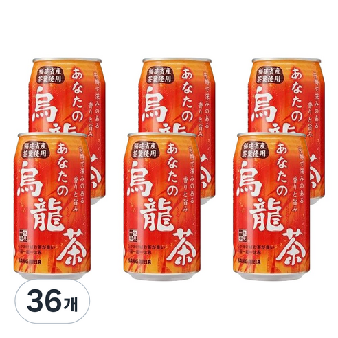 산가리아 당신의 우롱차, 340ml, 36개, 1개입