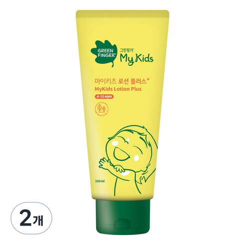 그린핑거 마이키즈 로션 플러스, 330ml, 2개
