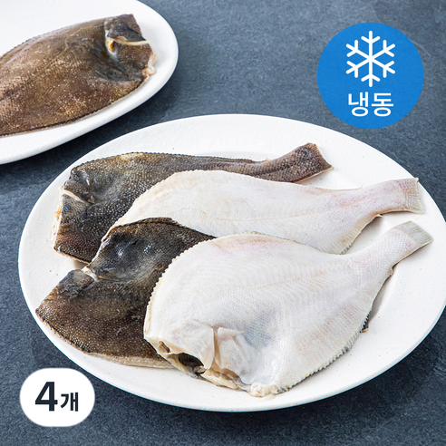 고고새우 두툼한 손질 두절 가자미 (냉동), 1kg(대), 4개