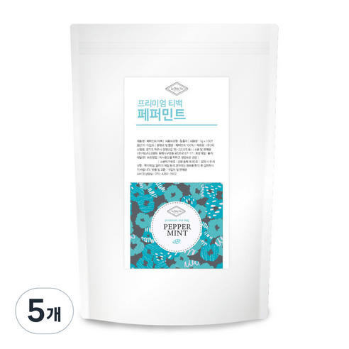 라돌체비타 페퍼민트 삼각티백, 1g, 50개입, 5개