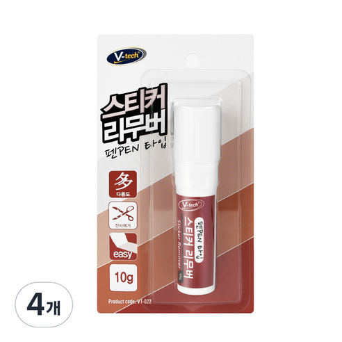 Vtech 스티커 리무버 라카펜, 4개