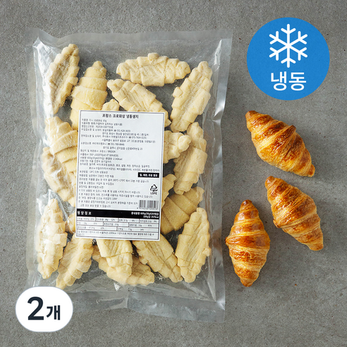미니 크로와상 (냉동), 600g, 2개