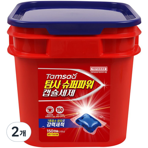 탐사 슈퍼파워 캡슐세제, 2개, 150개입