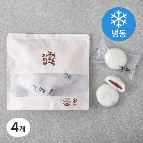 자농의뜨락 앙꼬절편 5개입 (냉동), 325g, 4개