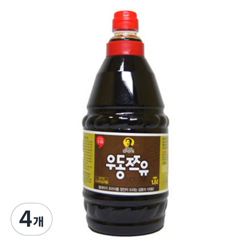 [유경빈 소스] 우동쯔유, 4개, 1.8L