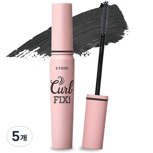 에뛰드 NEW 컬픽스 마스카라 8g, 01블랙, 5개