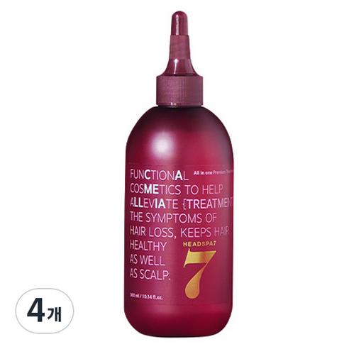 헤드스파7 카멜리아 헤어 트리트먼트, 300ml, 4개