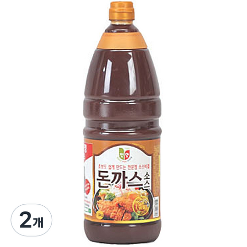 청우식품 돈까스 소스, 1.9kg, 2개