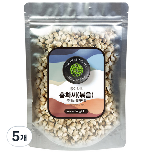 동이약초 홍화씨 볶음, 150g, 5개