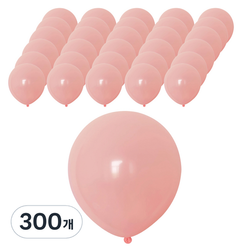 미카엘그라운드 마카롱 풍선 2.2g, 핑크, 300개