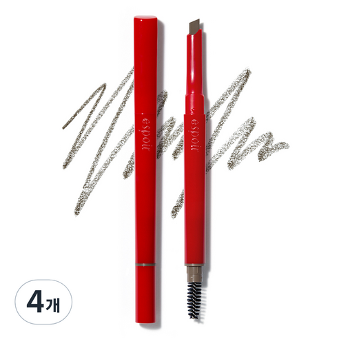 에스쁘아 더브로우 이지 쉐이핑 펜슬 0.2g, 03 뉴트럴 브라운, 4개