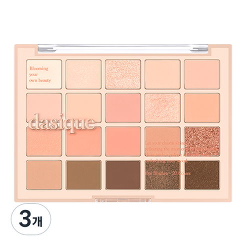 데이지크 무드 섀도우 팔레트 10.5g, 03 스프링 코랄, 3개