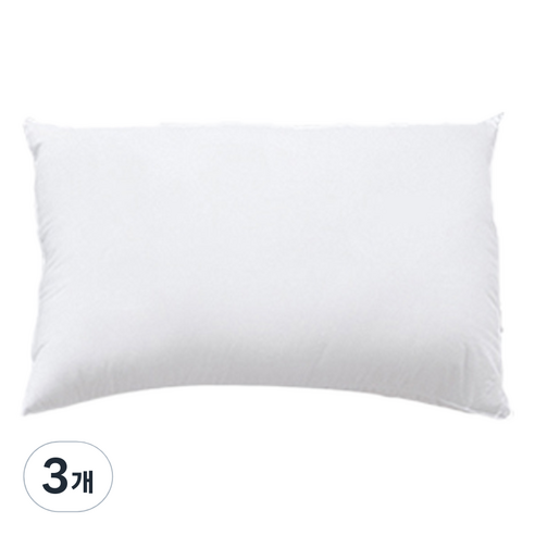 휴가드 진드기방지 베이직 베개솜, 화이트, 3개