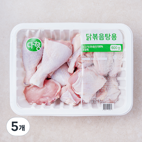 다향오리 닭볶음탕용 닭고기 (냉장), 5개, 600g