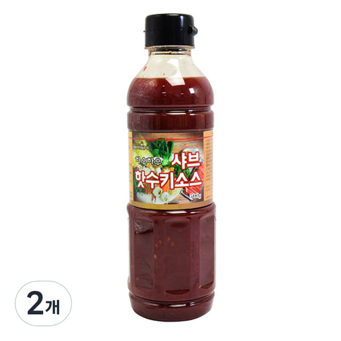 하우하우 샤브핫수끼소스, 500g, 2개