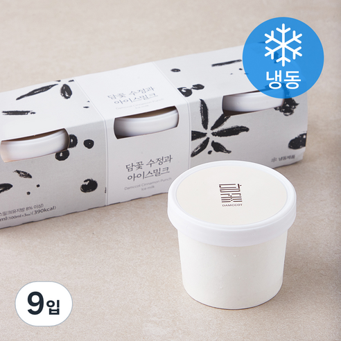 담꽃 수정과 아이스밀크 (냉동), 100ml, 3개입, 3개