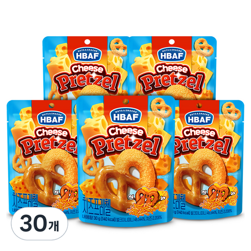 바프 치즈 프레첼, 30개, 30g