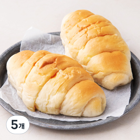 브로드카세 고소한 발효종 소금빵 2개입, 150g, 5개