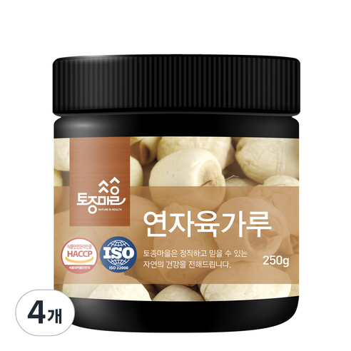 토종마을 연자육가루, 4개, 250g