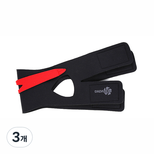 더블 갸르미 밴드, 블랙 + 레드, 3개