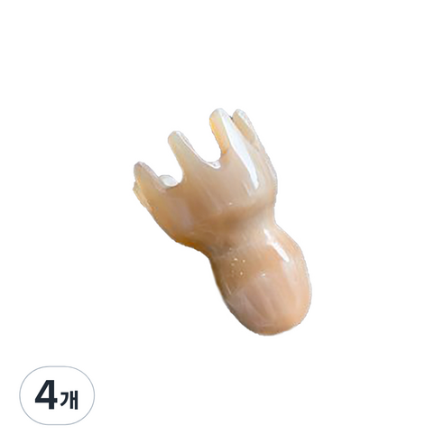 마켓에이 물소뿔 두피마사지 문어괄사 4호, 백각, 4개