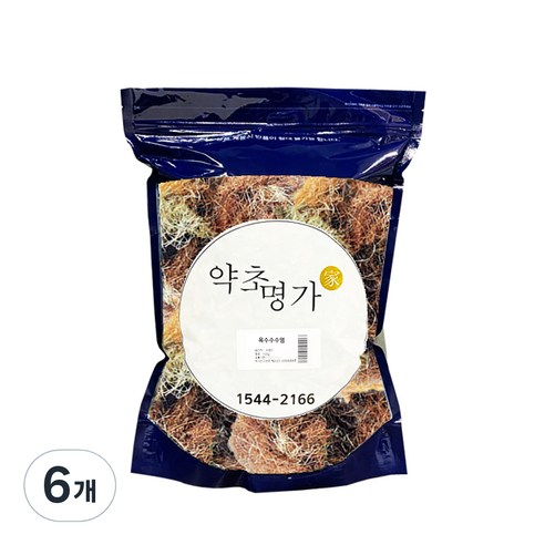 약초명가 옥수수수염, 100g, 6개