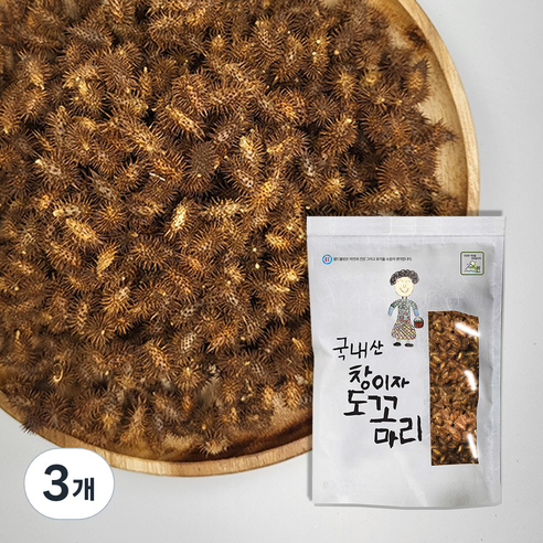 월드블링 국내산 창이자 도꼬마리, 300g, 3개