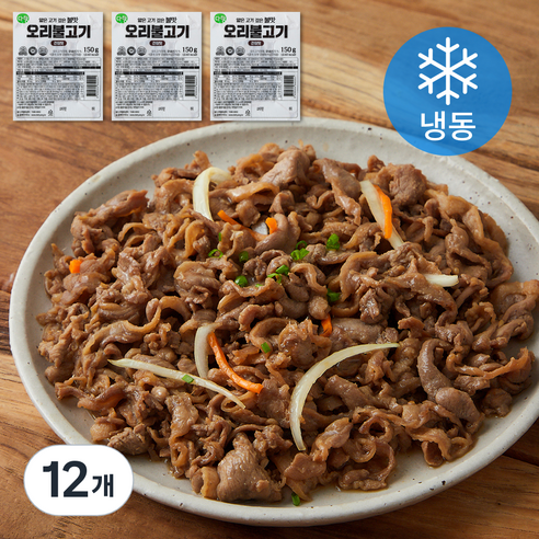 다향 오리불고기 간장맛 (냉동), 150g, 12개