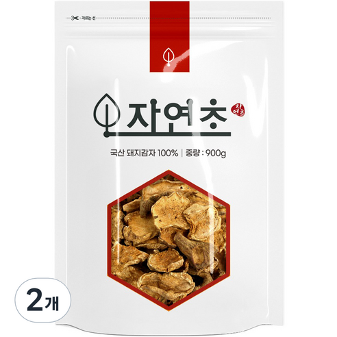 국산 볶은 돼지감자, 900g, 2개