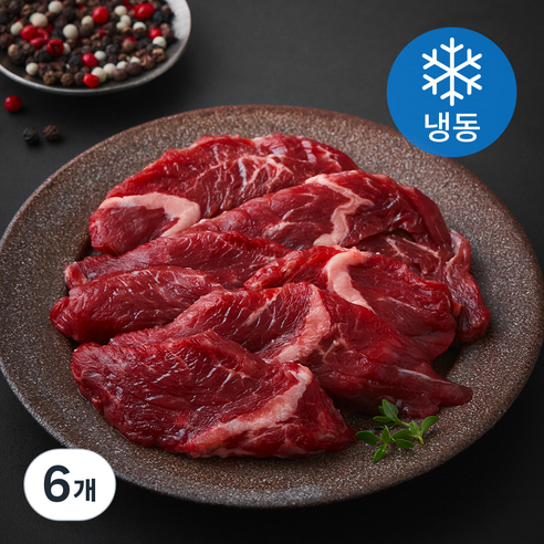 레커컷 호주산 토시살 구이용 (냉동), 6개, 200g