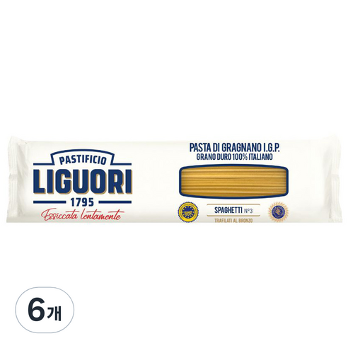 리구오리 스파게티, 500g, 6개