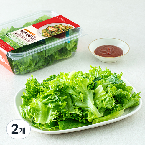 팜에이트 매콤새콤 무침 샐러드, 150g, 2개
