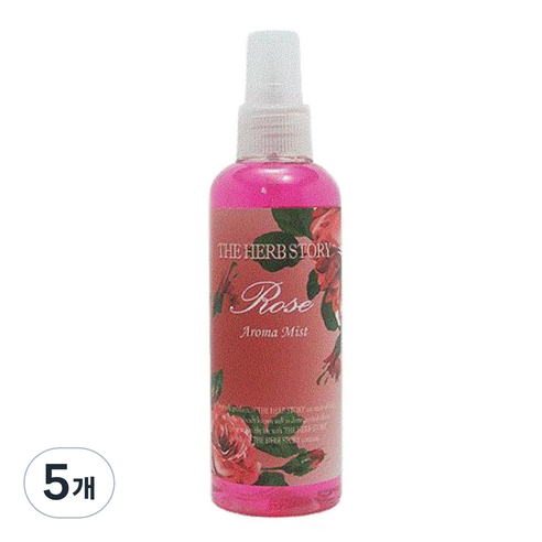더허브스토리 바디미스트 로즈, 200ml, 5개
