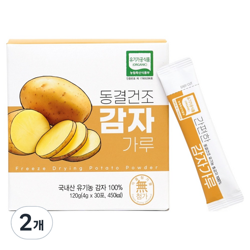 산마을 동결건조 감자가루 30p, 120g, 2개