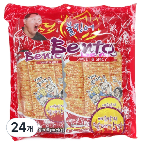 벤토 스위트 앤 스파이시 어포, 72g, 24개