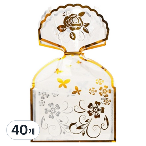마켓감성 캔디 리본상자, 사각, 40개